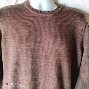 Men's Brown Crewneck Sweater Size Small NWT
